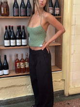 Load image into Gallery viewer, THE KNITTED SINGLET- SAGE