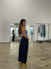Load image into Gallery viewer, THE KNITTED SINGLET- AZZURRO TERRY