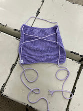 Load image into Gallery viewer, THE KNITTED SINGLET-LILAC TERRY