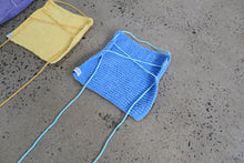 Load image into Gallery viewer, THE KNITTED SINGLET- AZZURRO TERRY