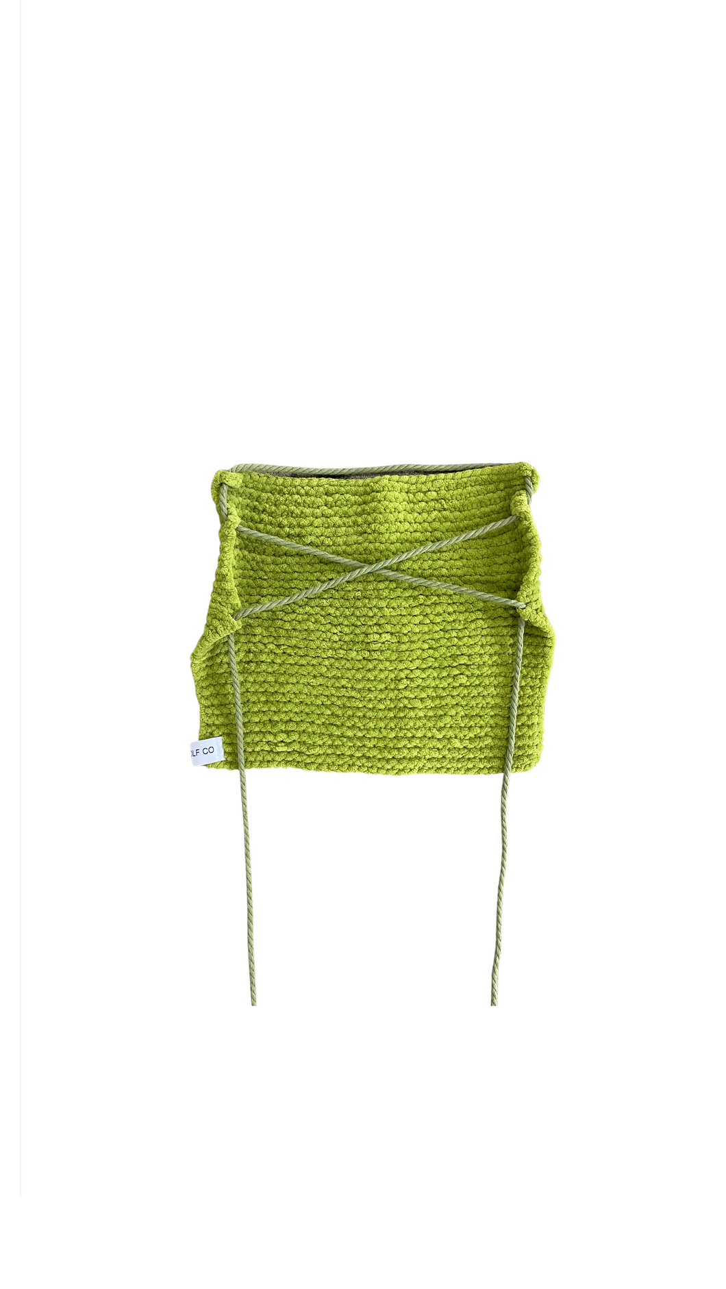 THE KNITTED SINGLET-PISTACHIO