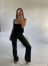 Load image into Gallery viewer, THE KNITTED SINGLET- BLACK