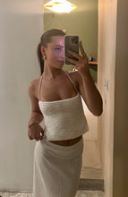 Load image into Gallery viewer, THE KNITTED SINGLET - WHITE