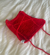 Load image into Gallery viewer, THE KNITTED SINGLET- SCARLET TERRY