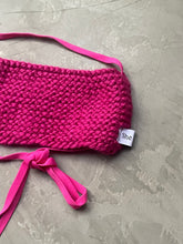 Load image into Gallery viewer, THE KNITTED BANDEAU TOP - MAGENTA
