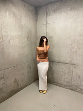 Load image into Gallery viewer, THE KNITTED SINGLET- CINNAMON TERRY
