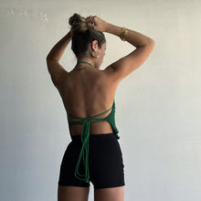 Load image into Gallery viewer, THE KNITTED SINGLET- EMERALD