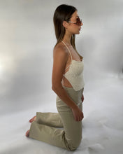 Load image into Gallery viewer, THE KNITTED SINGLET- OFF-WHITE