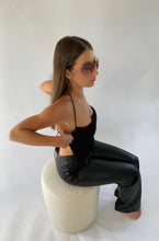 Load image into Gallery viewer, THE KNITTED SINGLET- BLACK