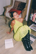 Load image into Gallery viewer, THE IDA MAXI SKIRT - CHARTREUSE
