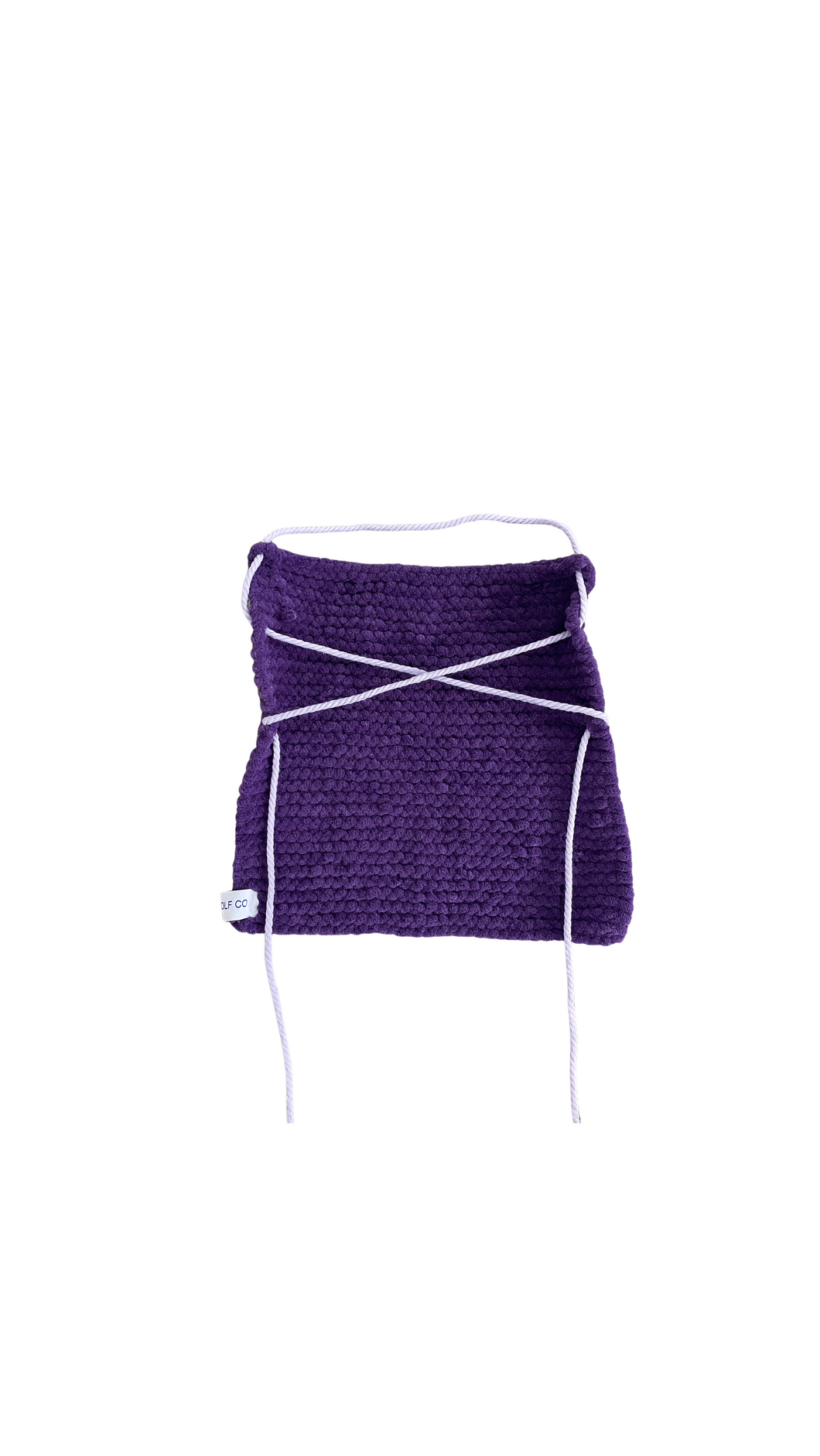 THE KNITTED SINGLET- PURPLE
