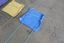 Load image into Gallery viewer, THE KNITTED SINGLET- AZZURRO TERRY
