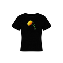 Load image into Gallery viewer, Sunflower Baby Tee - Black
