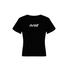 Load image into Gallery viewer, Tag Baby Tee - Black
