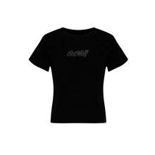 Load image into Gallery viewer, Outline Baby Tee - Black
