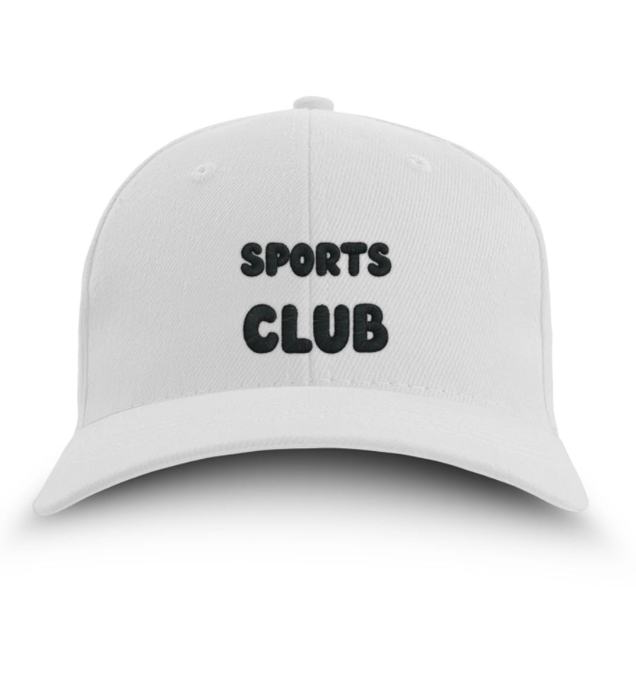Sports Club Cap - White