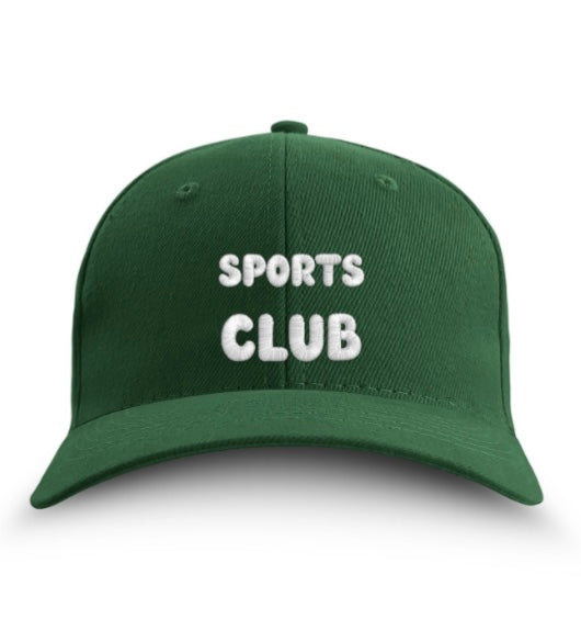 Sports Club Cap - Bottle Green